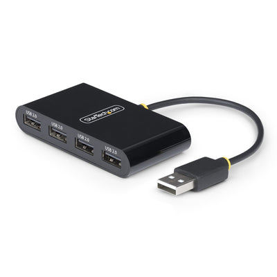 StarTech Hub .com 4-PORT USB 2.0 USB Bus Powered, Small Travel Mini USB Hub, USB 2.0 Splitter, Multi-port Port — image 1