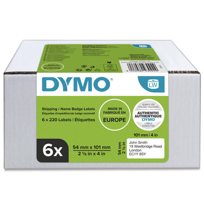 Dymo Lw - Labels Cards Identifi Cación/Envíos - 54 X 101MM - 2093092 White Labelwriter — image 1
