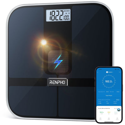 Renpho Elis Solar 2, Escala Black Bluetooth. Access Wireless a Internet PEU-R-A020-BK — image 1