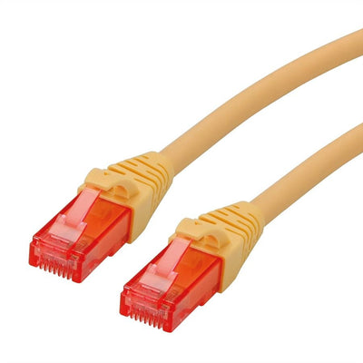 Roline Network Cable CAT.6 UTP, Component Level, Lsoh, Yellow 0,5M — image 1