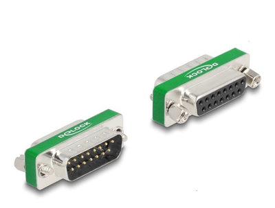 Delock 66478 Filter Supresión Interferencias RF/Emi D-sub 15 Pines Male a Female With Filter Paso Low Capaciti — image 1