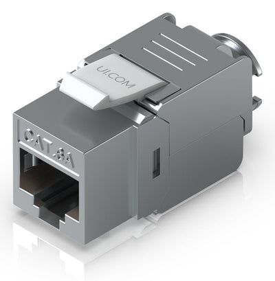Ubiquiti Módulo Keystone CAT.6A, Paquete 12 Without Tools UACC-KEYSTONE-JACK-C6A — image 1