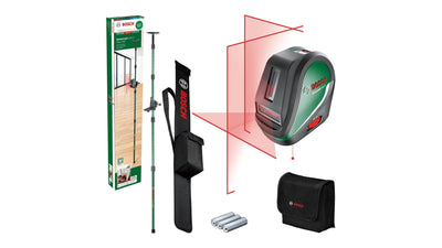 Bosch Bricolaje And Garden Láser Líneas Cruzadas Universallevel 3 Maxi Set Green/Black Líneas Láser Rojas, Ran — image 1