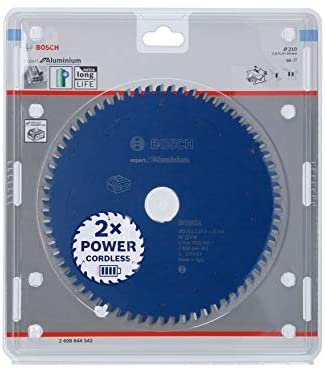 Bosch Hoja Saw Circular Professional Expert Aluminium Ø 210MM, Diámetro 66Z 30MM, Sierras Desk a Battery 26