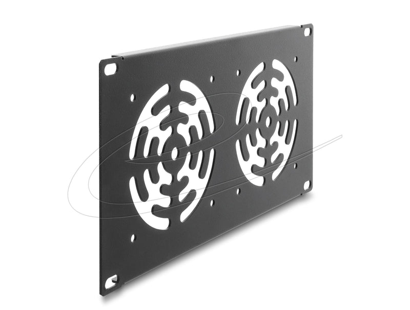 10? 3 He Rackblende 3 Fan 92 X 92MM Grey Oscuro