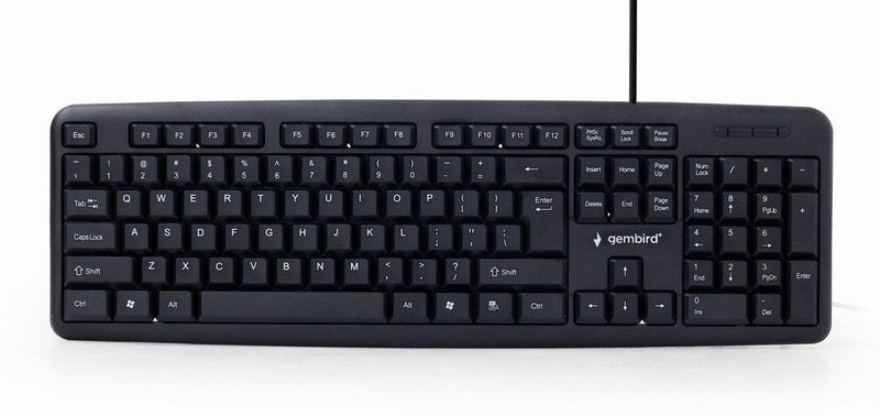 Gembird Keyboard English Usb, Design Ee. Uu., Black
