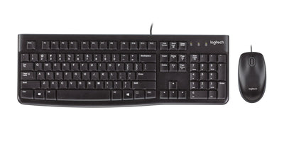 Logitech Keyboard German + Mouse MK120 Qwertz Black 920-002540 — image 1