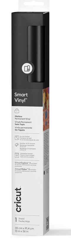 Cricut Smart Vinyl Permanente Black Matte — image 1
