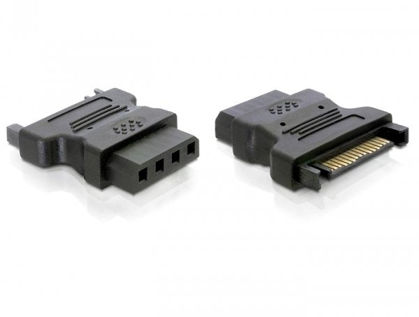 Delock Adapter Power Ide Drive 4 Pin SATA 15 P Ide 4P Black