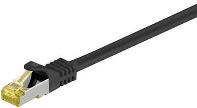 Goobay RJ-45 CAT.7 10M Network Cable S/FTP (s-STP) Black — image 1