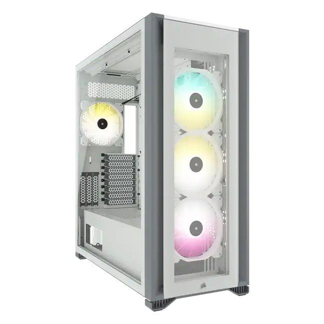 Corsair PC Case Icue 7000X Glass Tempered White