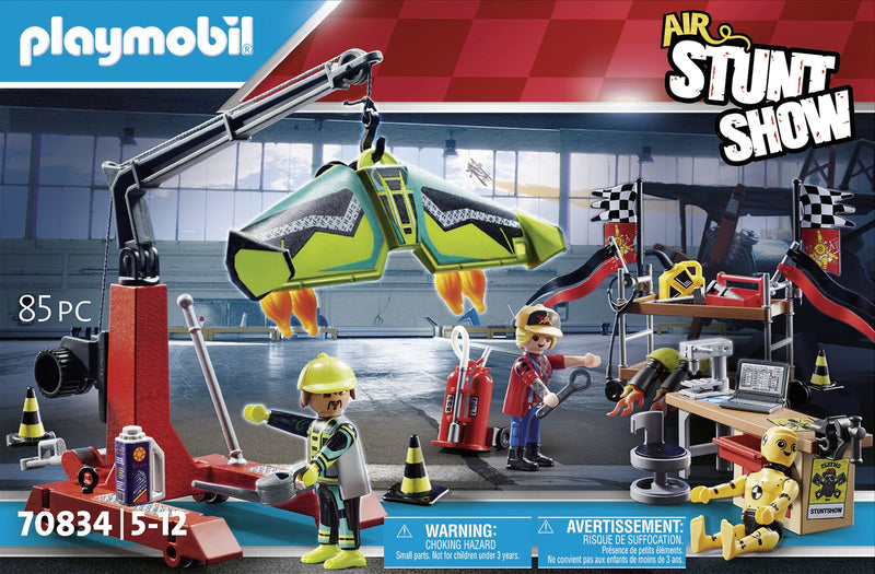 Playmobil 70834 Air Stuntshow Estación Servicio