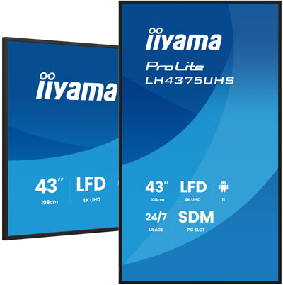 Iiyama 108CM (42,5) LH4375UHS-B2AG 16:9 2x HDMI + 3XDP + 2x USB — image 1