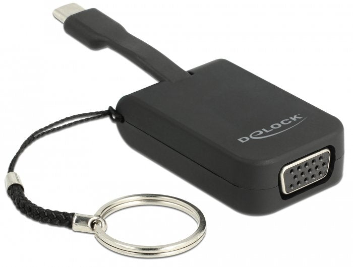 Delock 63941 Adapter USB Type-c ™ VGA (modo DP Alt) - Keyring