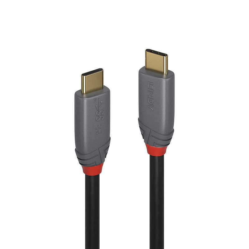 Lindy USB 3.1 Cable Typ C/C 5A Pd Anthra Line M/M 0.5M