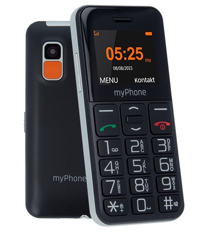 Myphone Halo Easy Black Mobile Phone Senior 1.77'' Camera VGA Bluetooth