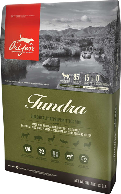 Orijen Comida Seca Perros Tundra 6KG Adulto Cabra, Jabalí, Pato — image 1