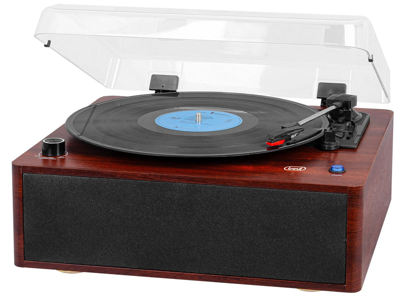 Trevi Tocadiscos Tt 1030 Bt Turntable + Aw + Wless In-out Wooden