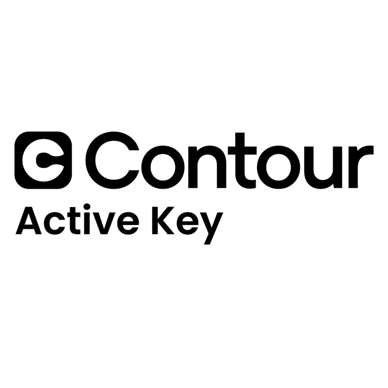 Contour Design Active Key AK-C8100 Keyboard Médico RF Wireless Qwertz German Black