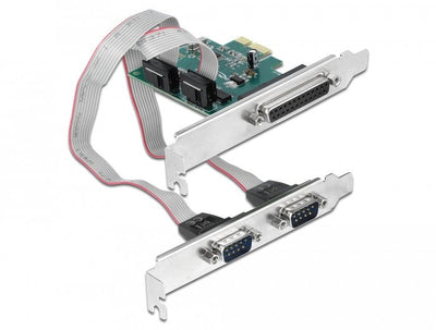 Delock Card Pci Express a 2 X Serie RS-232 + 1 X Paralelo IEEE1284 — image 1