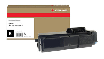 Agfa Photo Toner Compatible Kyocera TK-1150 Black APTK1150E 3000 Copias — image 1