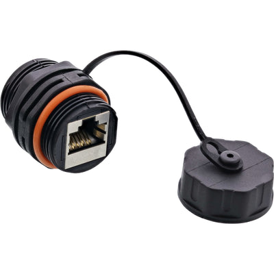 Inline Connector Network Cable CAT.6A, Resistant Water IP68, Connector Aplicaciones Industriales, With Cover A — image 1