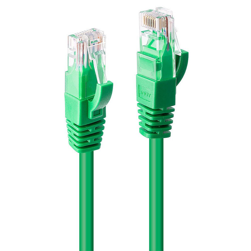 Lindy Network Cable CAT.6 U UTP Green 0.30M