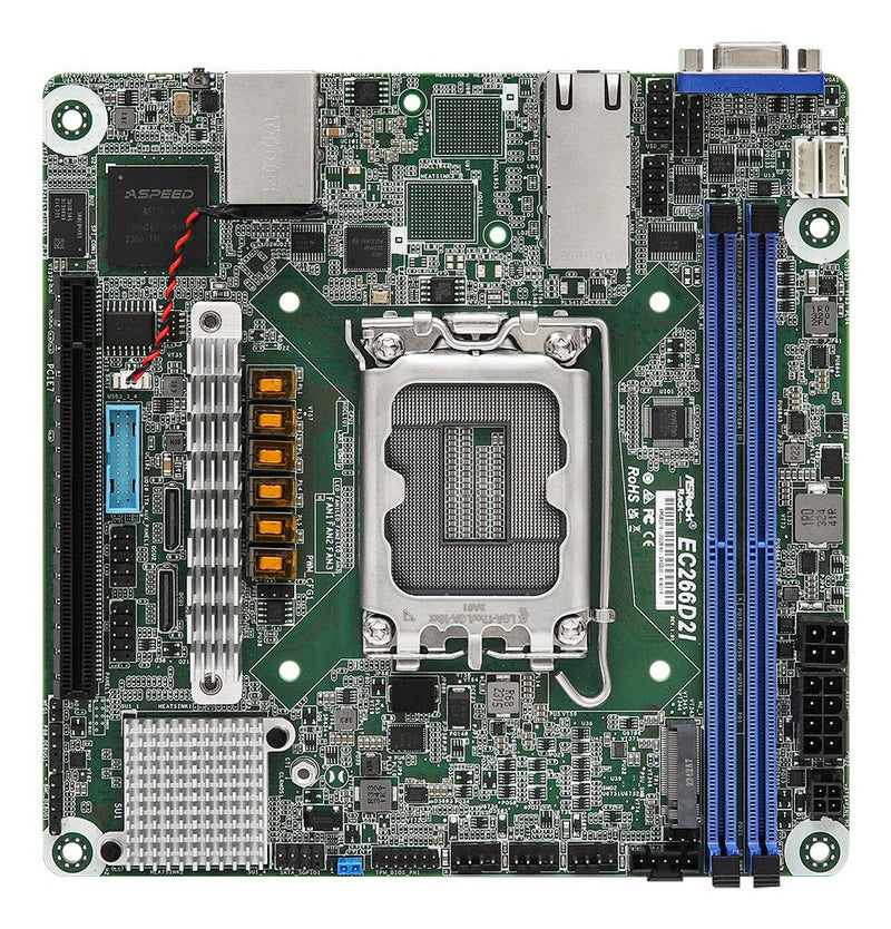 Asrock EC266D2I Motherboard Intel C266 Lga 1700 Mini ITX