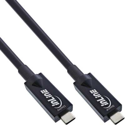 Inline 35799A Cable Aoc USB 10M USB 3.2 Gen 2 (3.1 Gen 2) USB C Black — image 1