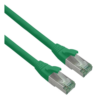 Helos Grs Certificado CAT.6A Network Cable With CAT.7 Rohkabel Tpe Green 2,0M — image 1