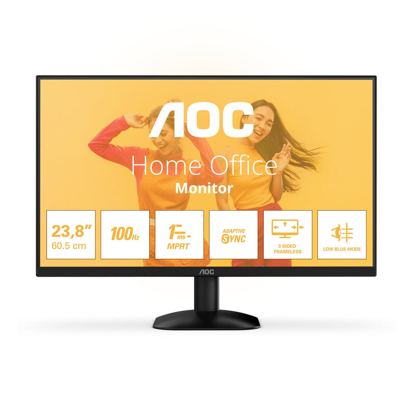 AOC Monitor 23.8'' 24B35HM2 Hdmi, VGA VESA 100X100 Tilt