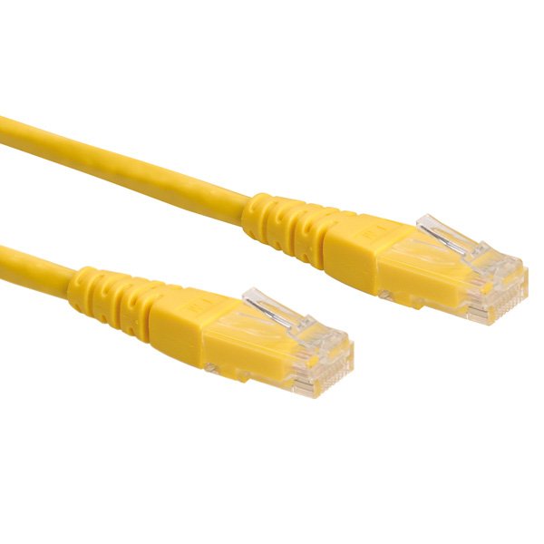 Roline Network Cable KAT.6 Class Y UTP Amarillo 0,3M