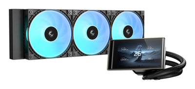 Deepcool Refrigerador Liquido CPU LT360 Vision ARGB Liquid Cooler, Black — image 1