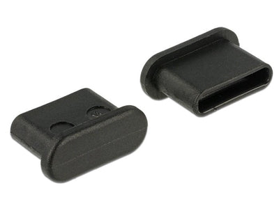 Delock Guardapolvo Socket USB Type-c ™ Without Handle 10 Pieces Black — image 1
