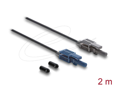 Delock Lwl Pof Kunstst. Cable Hfbr 4503-4513Z Simpl Stst 2M — image 1