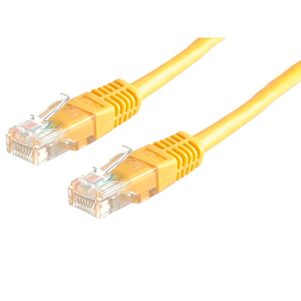 Roline Network Cable KAT.5E Class D UTP Yellow 5M