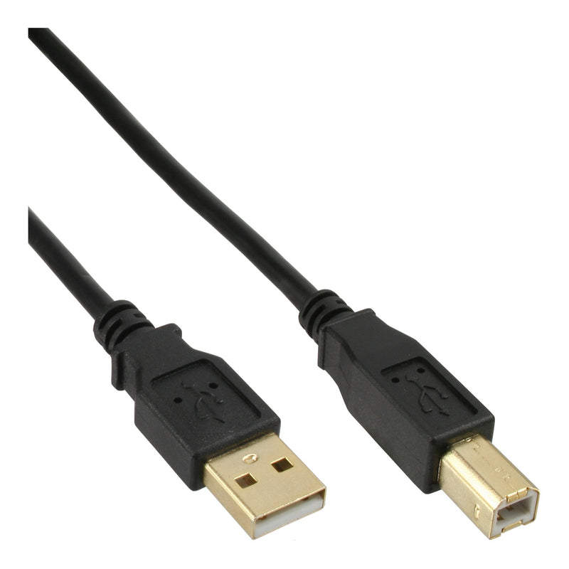 Inline Cable USB 2.0 Type a Male a B Male Black 1,5M