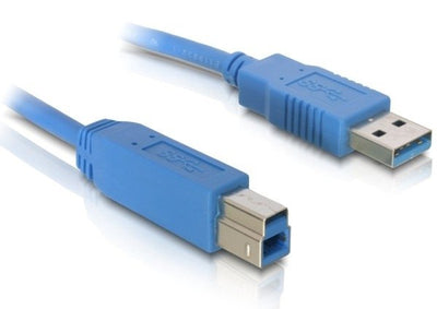 Delock 82582 USB Cable 3.0 Tipo-a Male USB 3.0 Tipo-b Male 5M Blue — image 1
