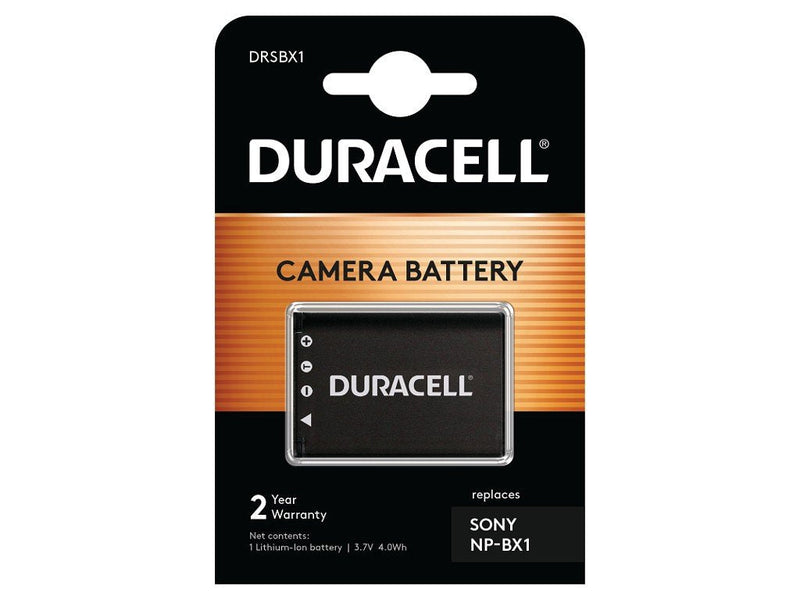 Duracell Digital Camera Battery 3.7V 1090MAH Sony NP-BX1 DRSBX1