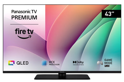Panasonic TV 43 (3840X2160) TV-43W80A 16:9 4K QLED Fire TV Hdr Game Mode — image 1