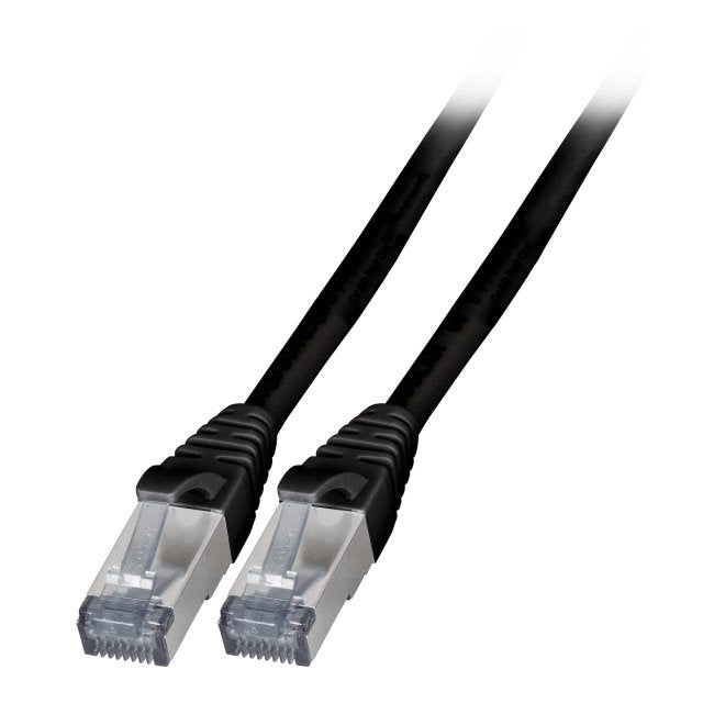 Efb RJ45 Network Cable CAT.6A S FTP Tpe, 6KV Black 10M