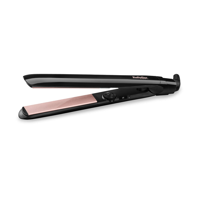 Babyliss Straightener Hair Smooth Control 235 Caliente Black Oro Rosado 3M
