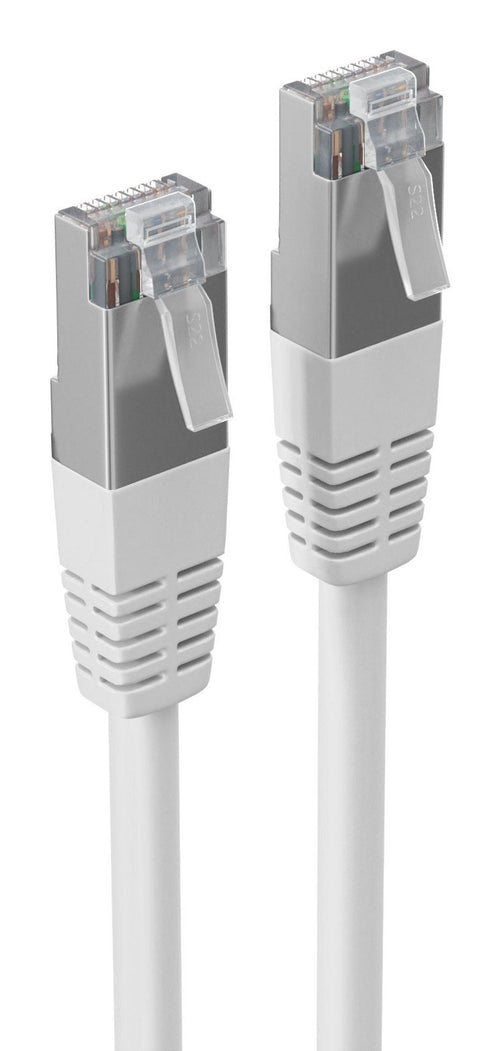 Shiverpeaks Cable Connection Network . CAT.6, S FTP, Lzsh, White 10M — image 1