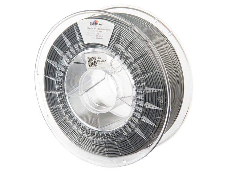 Spectrum 3D Filament / Pla Premium / 1,75MM / Silver Mar / Silver / 1KG