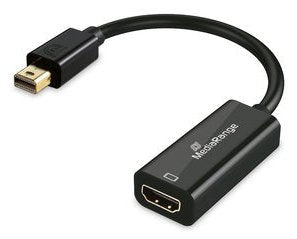 Mediarange Mini DisplayPort a HDMI Convertidor, 20CM, Sw — image 1
