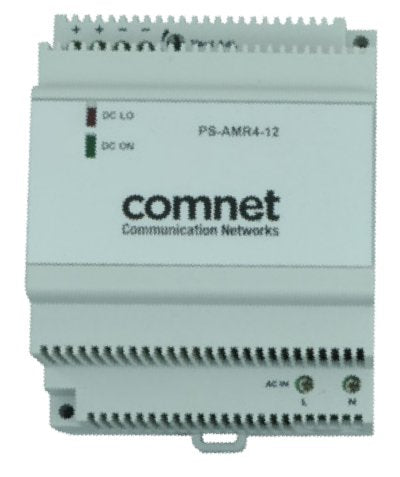 Comnet PS-AMR4-12 12VDC 54WATT (4.5A) Din Rail High Temp Power Supply (-40°C To + 71°C With -40°C Start-up)