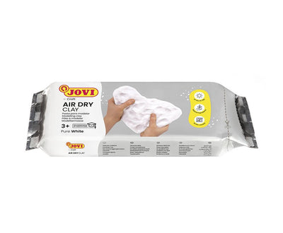 Jovi Air Dry Pastilla Pasta Modelar Endurece Air 500 Gr White — image 1