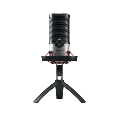 Cherry Um 6.0 Advanced Black Silver Microphone Surface Desk — image 1