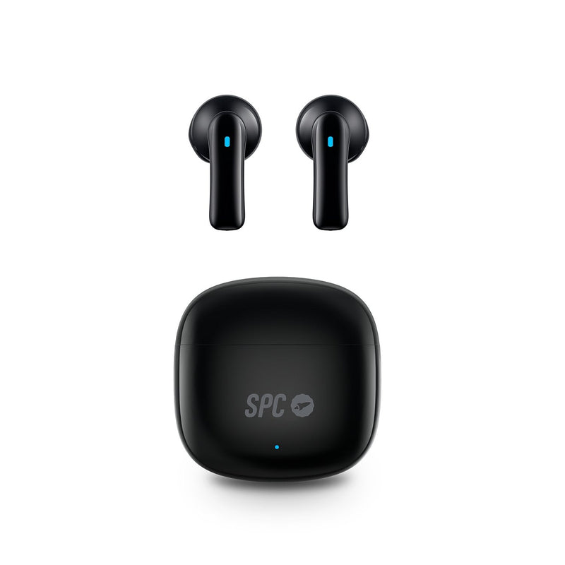 Spc Headphones Bluetooth Zion 2 Play With Case Charging Battery Life 7H Stick Short 30MM Black