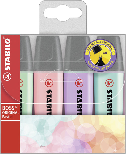 Stabilo Pack 4 Marcadores Fluorescentes - Trazo Entre 2 And 5MM — image 1